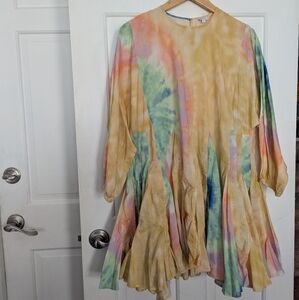 Rhode resort tie dye cotton dress